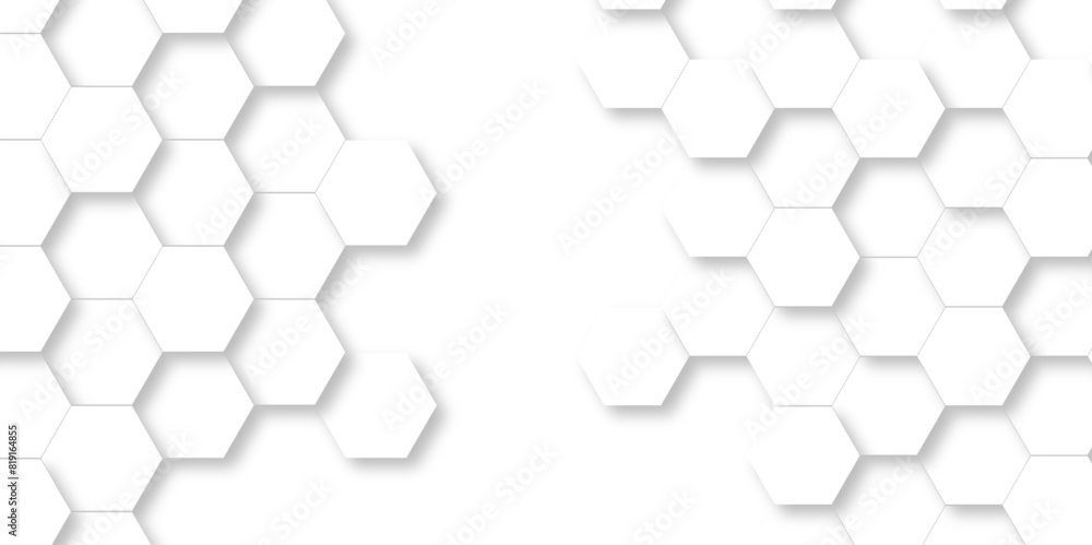 Abstract Vector pattern with hexagonal white and gray technology line paper background. Hexagonal 3d grid tile and mosaic structure mess cell. white and gray hexagon honeycomb geometric copy space.
Abstract Vector pattern with hexagonal white and gray technology line paper background. Hexagonal 3d grid tile and mosaic structure mess cell. white and gray hexagon honeycomb geometric copy space.