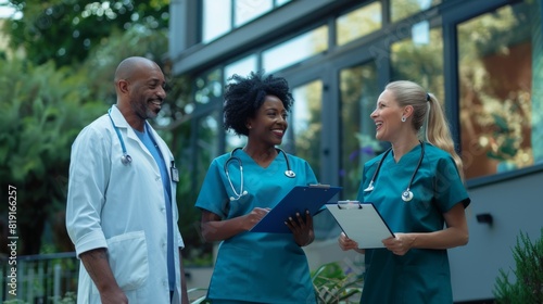 A Group of Smiling Healthcare Professionals photo