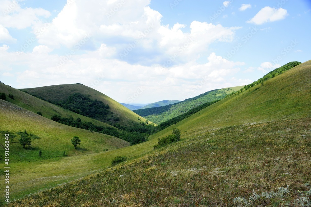 Fototapeta premium landscape with mountains and sky