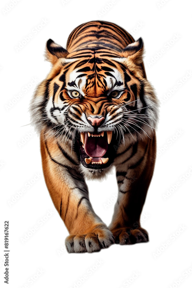 Tiger Image for Stickers, T-Shirt Print, Cap, Mug, Slippers, Mousepad, with Transparent Background PNG Tiger Image for Stickers, T-Shirt Print, Cap, Mug, Slippers, Mousepad, with Transparent Background PNG