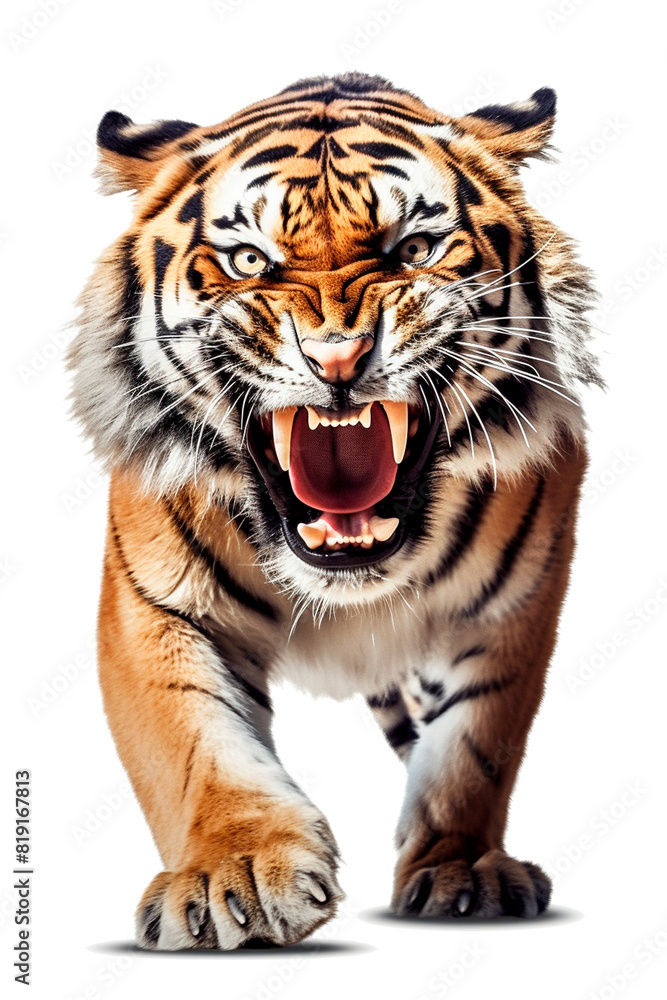 Tiger Image for Stickers, T-Shirt Print, Cap, Mug, Slippers, Mousepad, with Transparent Background PNG Tiger Image for Stickers, T-Shirt Print, Cap, Mug, Slippers, Mousepad, with Transparent Background PNG