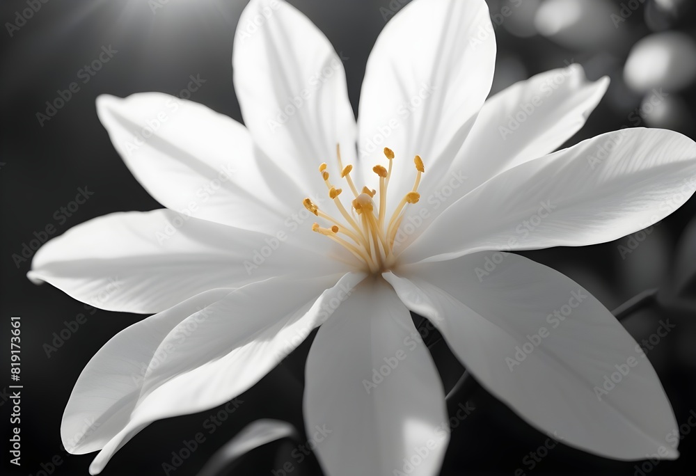 Obraz premium Jasmine flower closeup Realistic Light understand sun light significantly summer flower concept