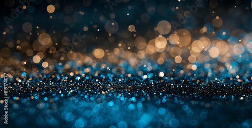 Silver gold and dust background in the style of light navy and turquoise, confetti-like dots, light sculptures, high detailed