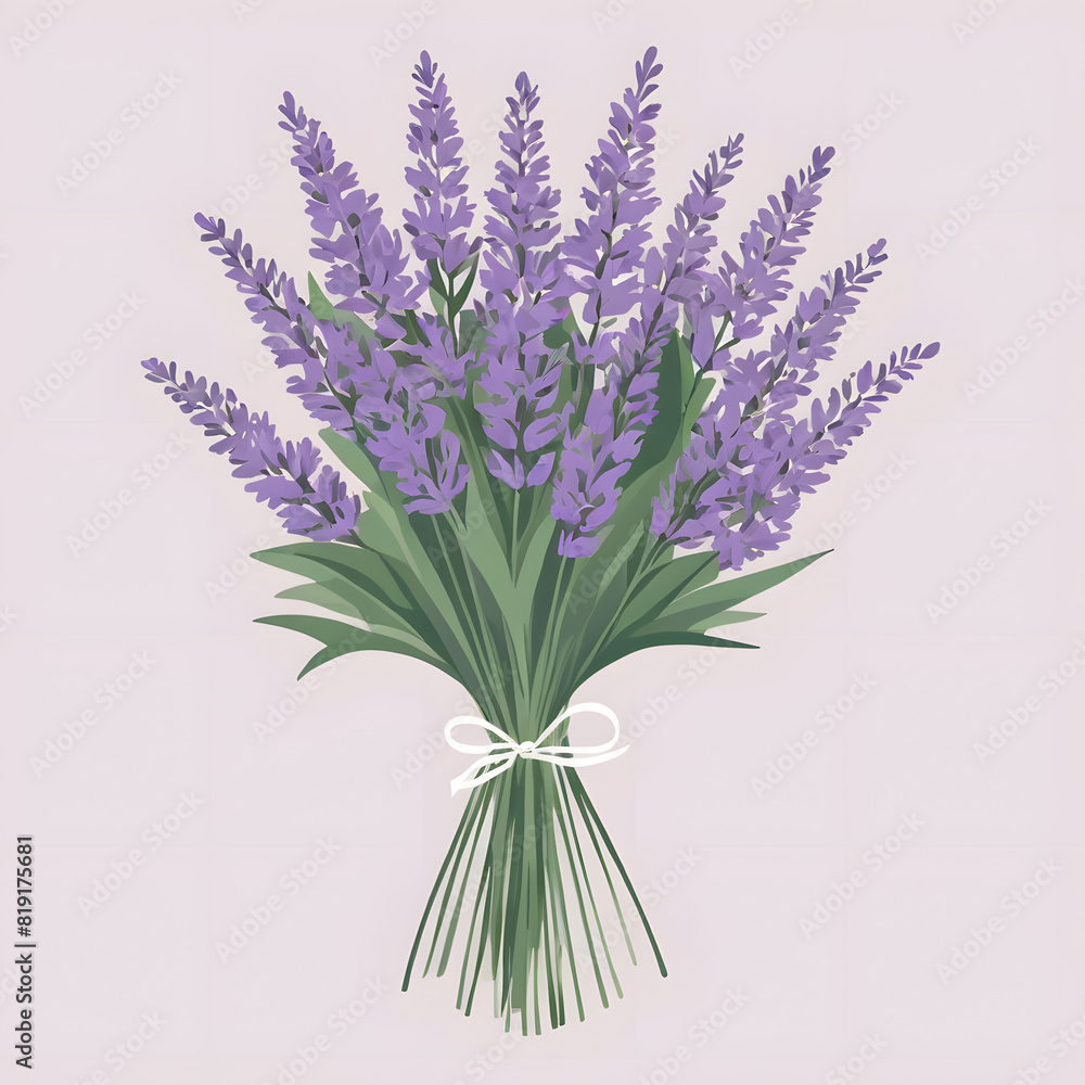 Fototapeta premium bouquet of lavender