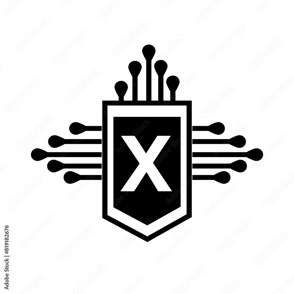 X creative circle letter logo concept. X letter design. X creative circle letter logo concept. X letter design.