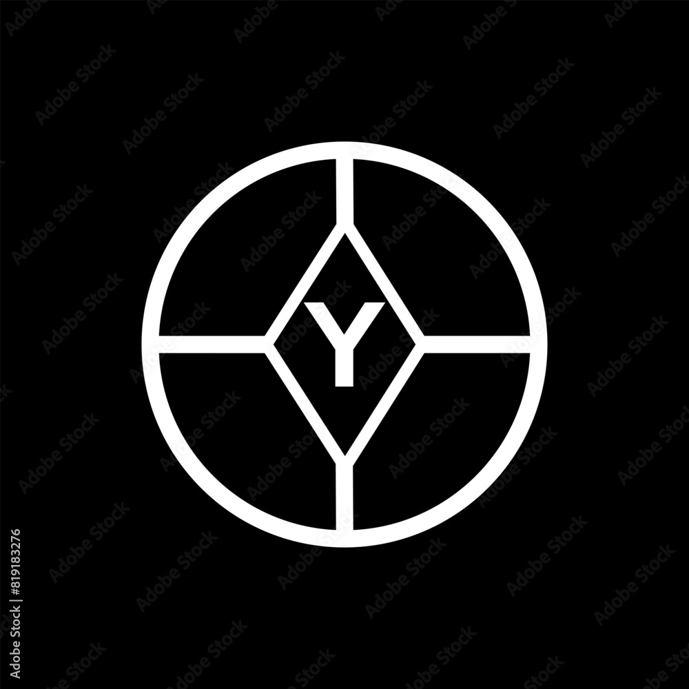 Y creative circle letter logo concept. Y letter design. Y creative circle letter logo concept. Y letter design.