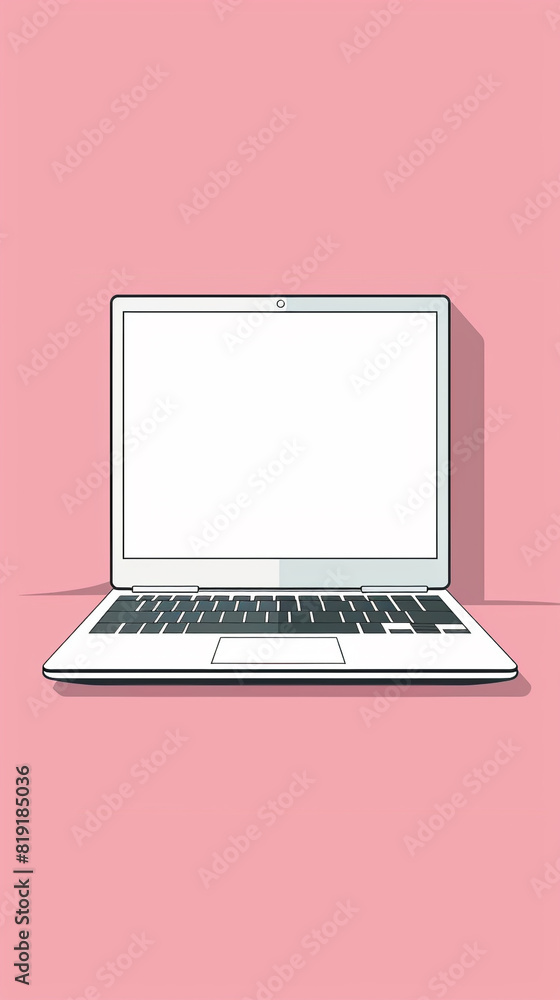 Laptop sticker graphic illustration , Generative AI, Illustration, art, icon, symbol. Laptop sticker graphic illustration , Generative AI, Illustration, art, icon, symbol.
