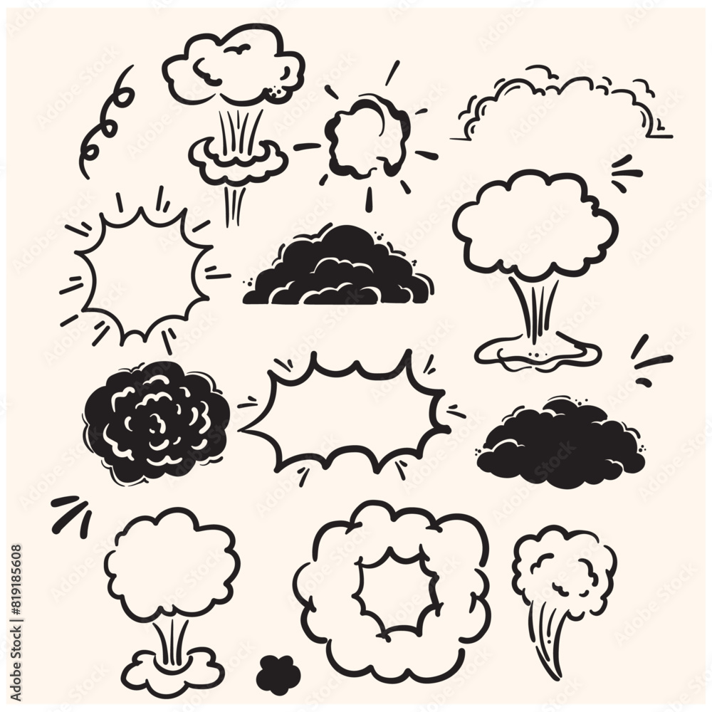 Sketch underline, emphasis, arrow shape set with illustration style and doodle Sketch underline, emphasis, arrow shape set with illustration style and doodle