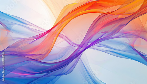 Abstract Digital Artwork with Flowing Lines - Explore movement in design with this abstract digital artwork featuring flowing lines, perfect for illustrating energy or fluidity concepts