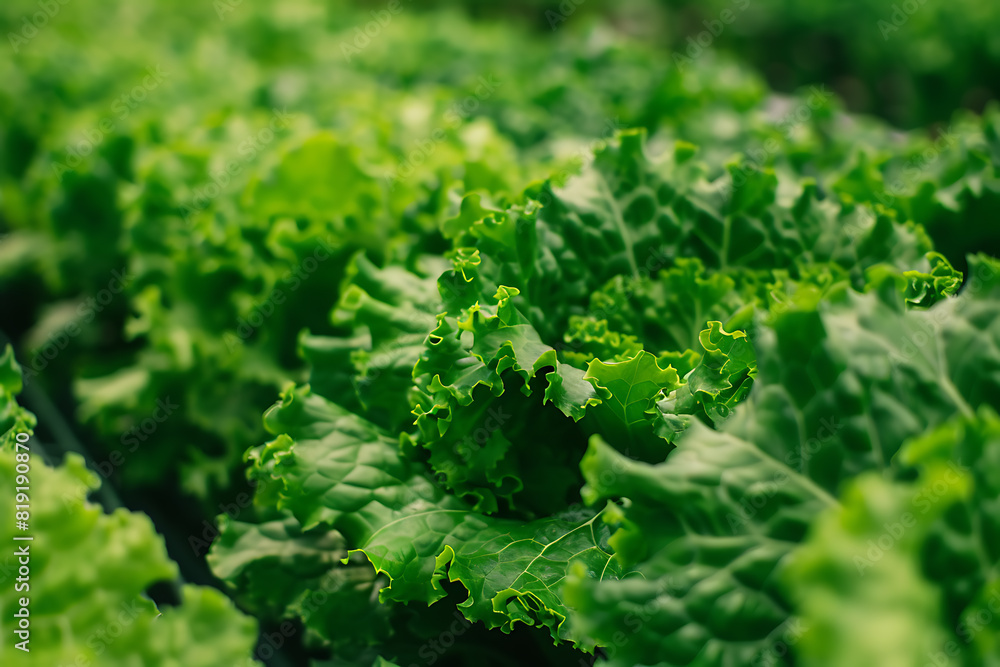 Leafy greens thriving on a high-tech farm, showcasing innovative agriculture techniques and fresh produce Leafy greens thriving on a high-tech farm, showcasing innovative agriculture techniques and fresh produce
