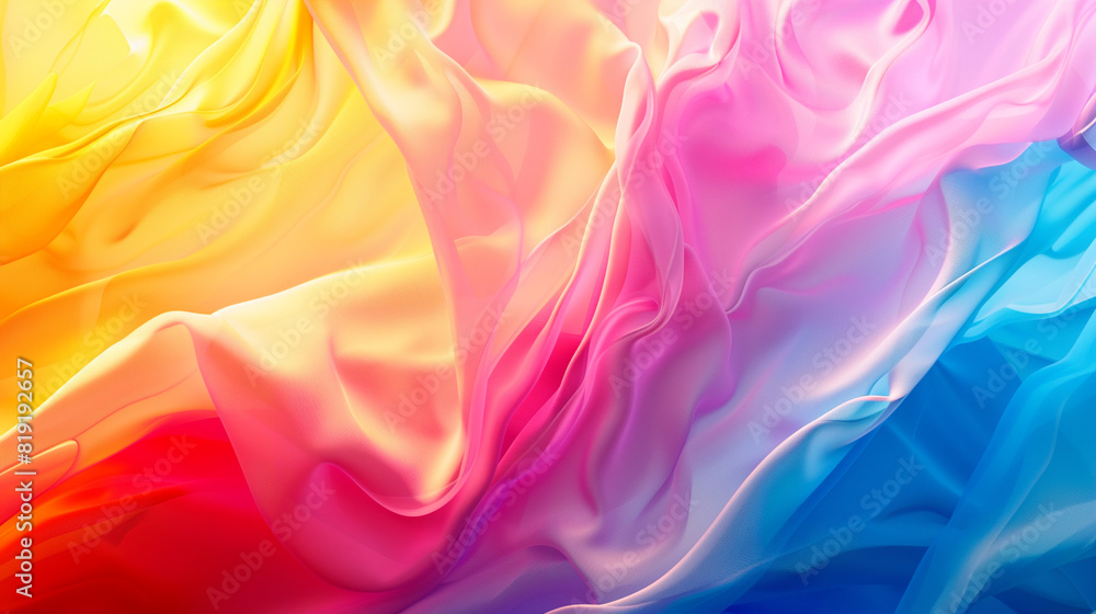Dynamic Colorful Abstract Fabric Dynamic Colorful Abstract Fabric