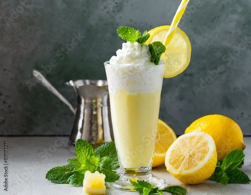Zitronenmilchshake