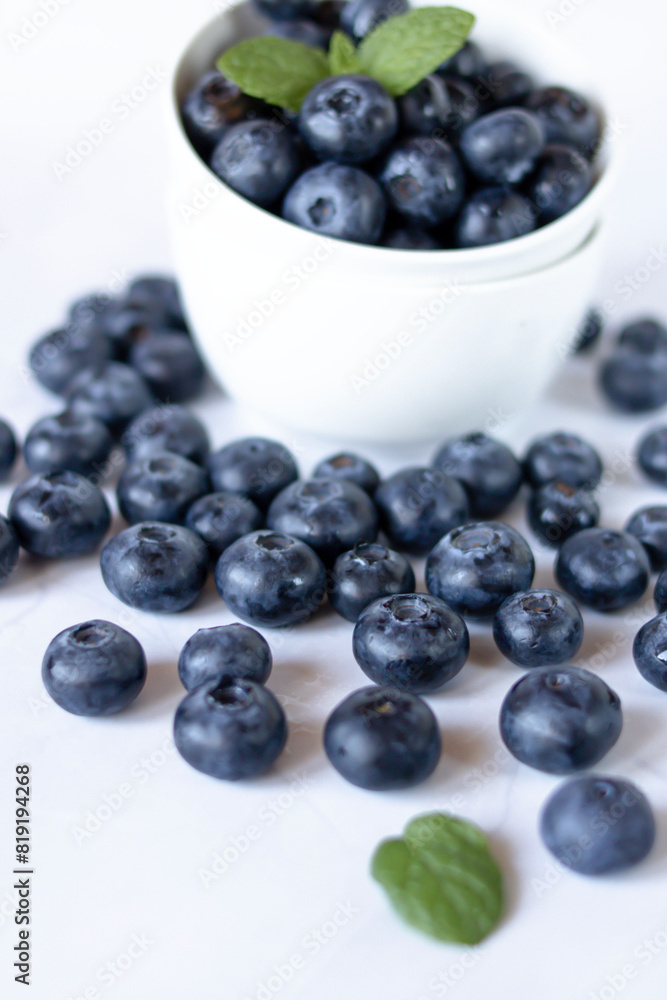 Fresh blueberries. On a white background. Berries
Fresh blueberries. On a white background. Berries