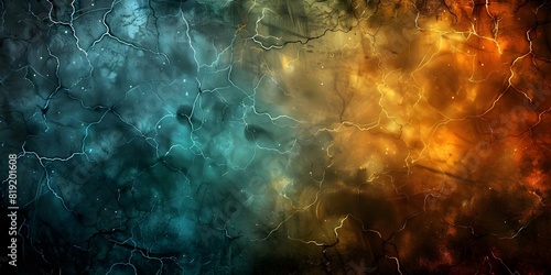 Fiery Grungy Texture: Abstract Background with Black, Brown, Orange, and Yellow Gradient Spots. Concept Abstract Art, Grunge Texture, Colorful Background, Fiery Design, Creative Pattern