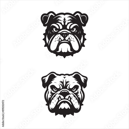 Illustrations cute little French bulldog. Funny pictures of puppy. Vector french bulldog funny, puppy cute collection