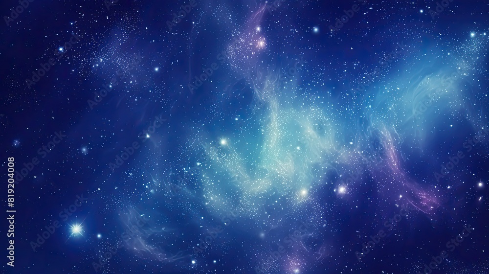 Fototapeta premium Planets, stars and galaxies in outer space showing the beauty of space exploration.