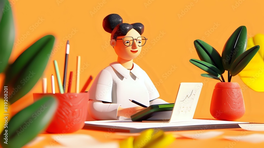 Financial Officer analyzing financial data and managing budgets Financial Officer analyzing financial data and managing budgets