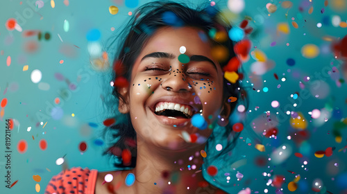 young smiling indian woman 