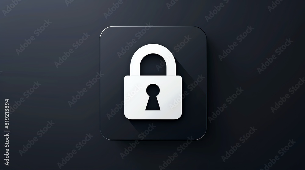 Secure padlock icon on a dark background, symbolizing data protection and privacy. Ideal for cybersecurity, privacy, and secure access concepts. Secure padlock icon on a dark background, symbolizing data protection and privacy. Ideal for cybersecurity, privacy, and secure access concepts.