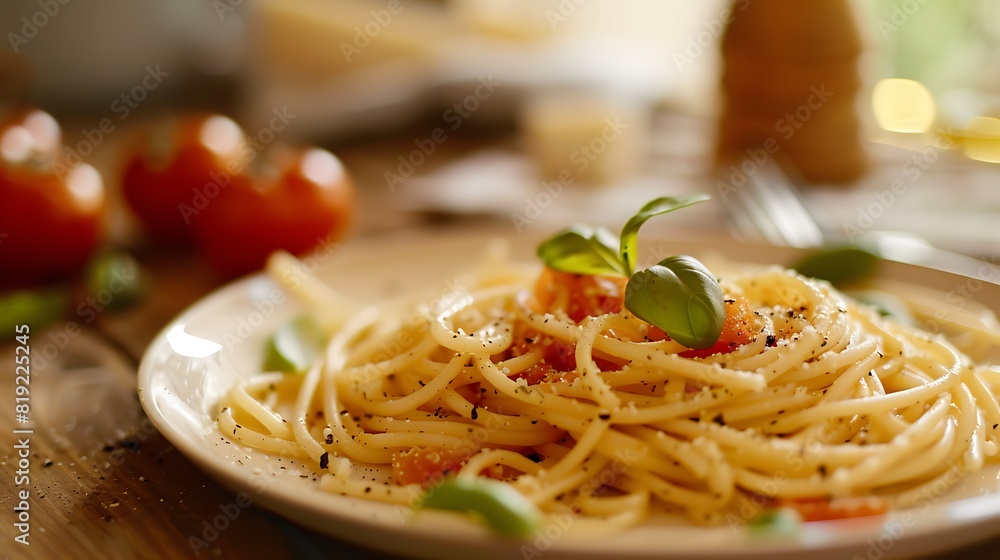 Gourmet Pasta Delight on a Plate - Realistic Food Photography in Stunning HD 8K Resolution Gourmet Pasta Delight on a Plate - Realistic Food Photography in Stunning HD 8K Resolution