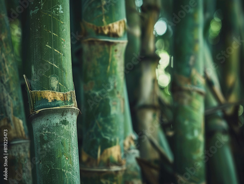 Bamboo close-up, AI generated