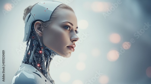 cyber girl, Exploring the Future of Robotics How AI is Revolutionizing Automation world © brace