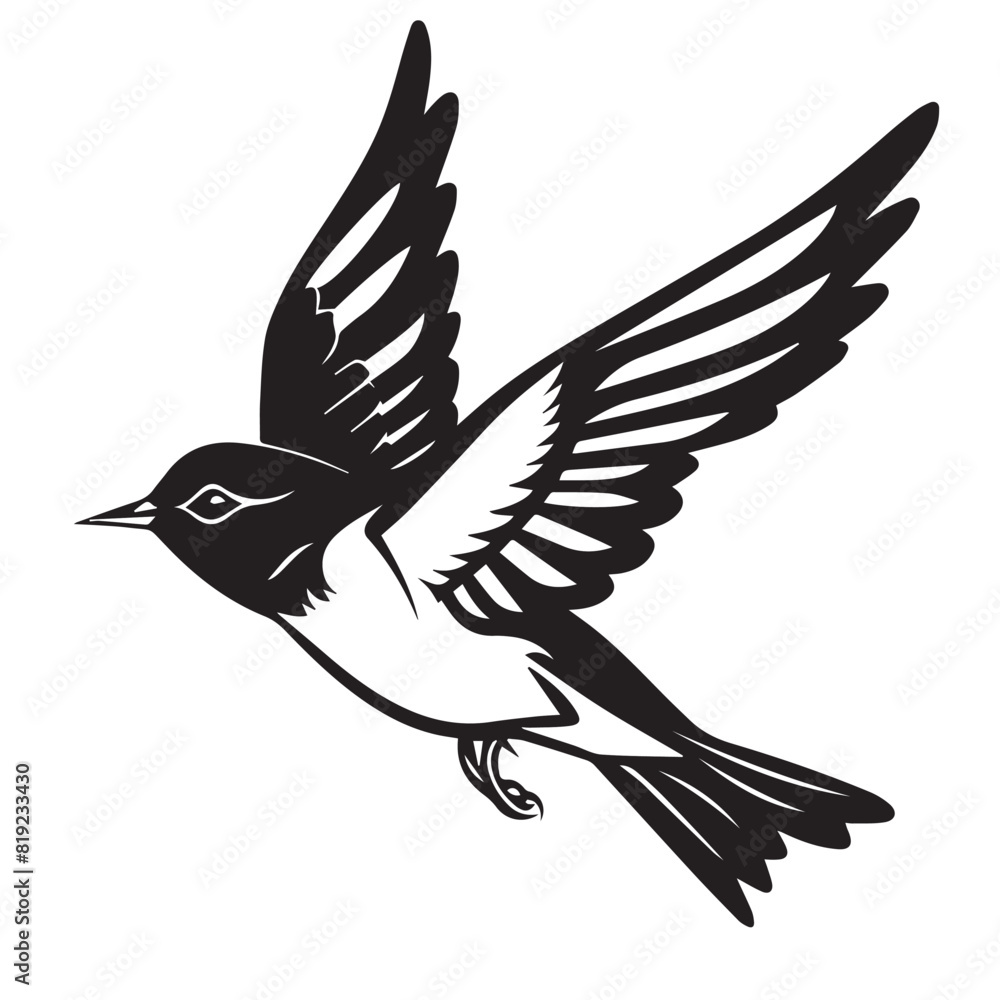 Swallow in cartoon, doodle style. Image for t-shirt, web, mobile apps and ui. Isolated 2d vector illustration in logo, icon, sketch style, Eps 10. AI Generative Swallow in cartoon, doodle style. Image for t-shirt, web, mobile apps and ui. Isolated 2d vector illustration in logo, icon, sketch style, Eps 10. AI Generative