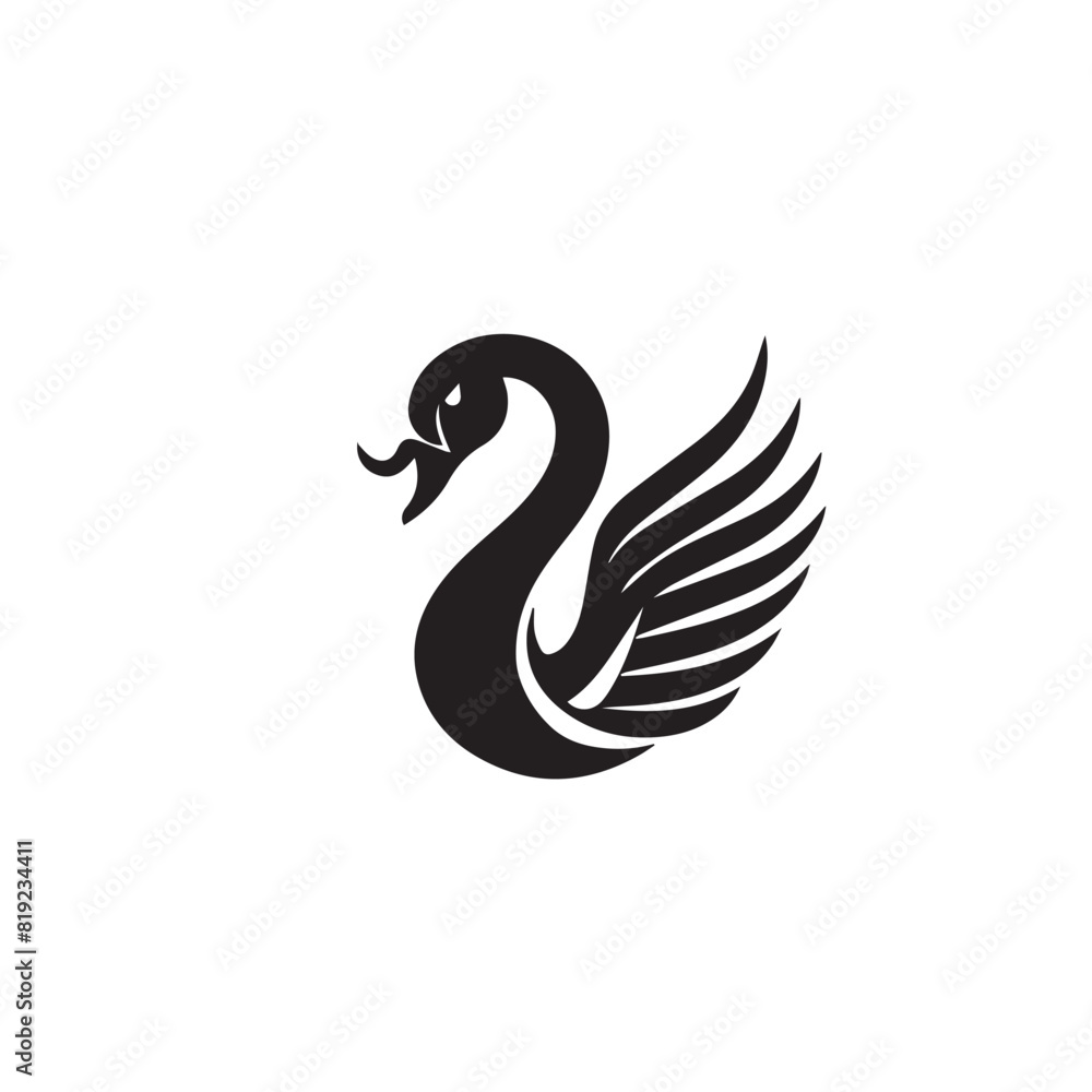 Swan in cartoon, doodle style. Image for t-shirt, web, mobile apps and ui. Isolated 2d vector illustration in logo, icon, sketch style, Eps 10. AI Generative Swan in cartoon, doodle style. Image for t-shirt, web, mobile apps and ui. Isolated 2d vector illustration in logo, icon, sketch style, Eps 10. AI Generative