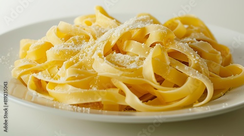 Delicious Realistic Plate of Pasta in HD 8K Quality for Food Photography Lovers