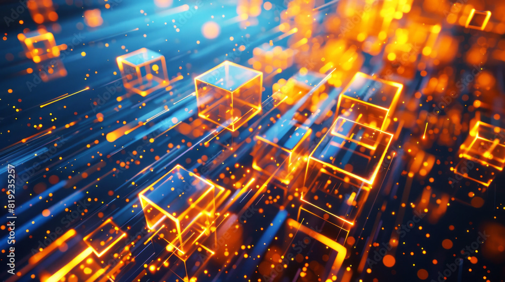 Abstract background,Digital technology concept, data transfer on the internet. Abstract background,Digital technology concept, data transfer on the internet.