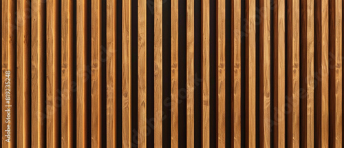Wood background banner, brown wooden acoustic panels wall texture , seamless pattern