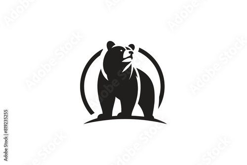 bear logo circular vector