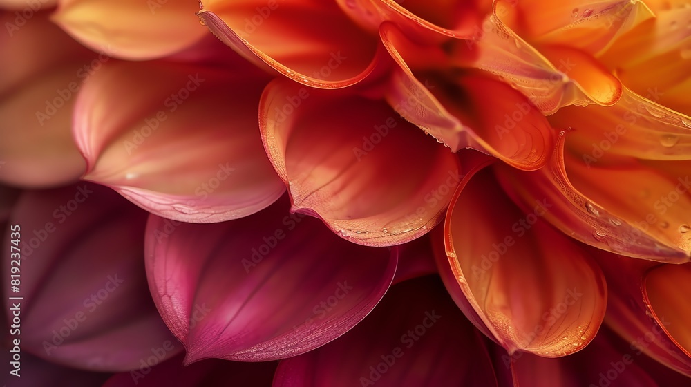 Closeup of layered flower petals showing gradient colors, intricate details, and textures, Macro, Realistic, High Detail Closeup of layered flower petals showing gradient colors, intricate details, and textures, Macro, Realistic, High Detail