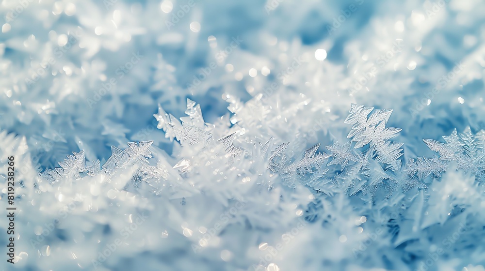 Frozen ground with ice crystals, winter scene, whites and light blues, macro photography, detailed ice texture Frozen ground with ice crystals, winter scene, whites and light blues, macro photography, detailed ice texture