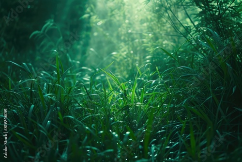 Enchanting Emerald Dreamscape: Cinematic Green Aesthetic