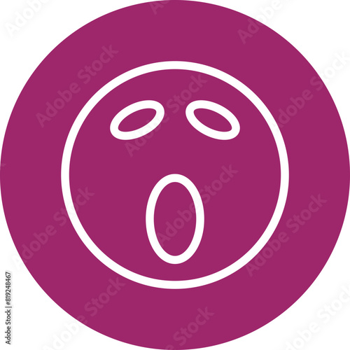 emoji shout Flat Icon Design