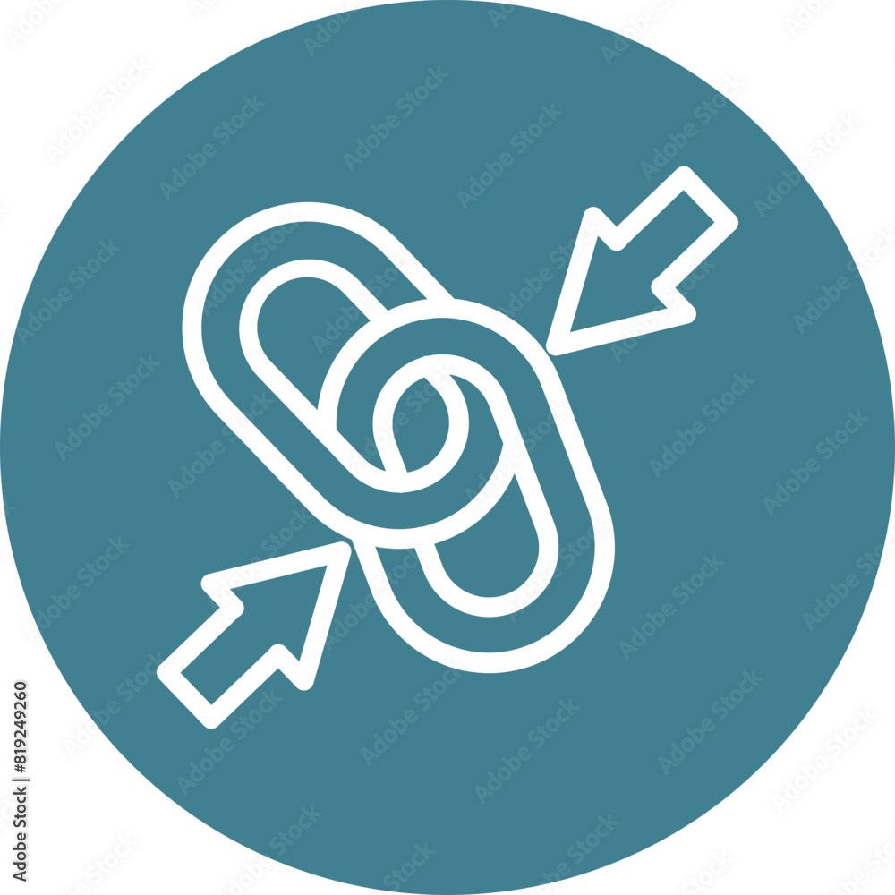 Internal Linking Line White Circles Multi Colors Icon Design Internal Linking Line White Circles Multi Colors Icon Design