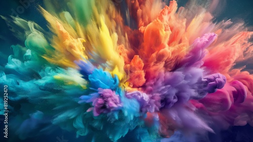 Wallpapers that show a mix of rainbow colors in the form of brushstrokes or paint splashes. It gives off a feeling of art