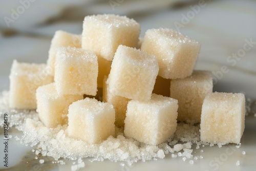 Crystalline Delights: Sugar Cubes Galore