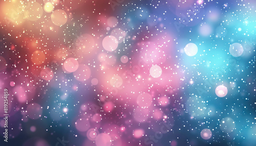 Abstract Background with Blurred Light Bokeh - Add a dreamy look with this abstract background featuring blurred light bokeh  perfect for creating a soft and magical atmosphere
