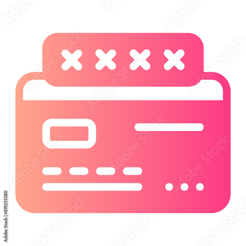 password gradient icon