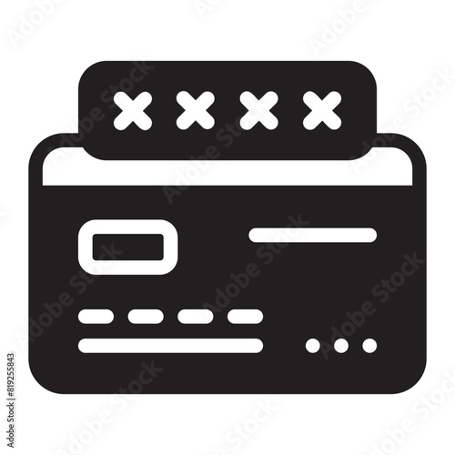 password glyph icon