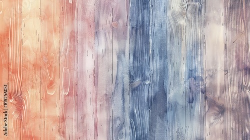 Watercolor wood grain with subtle glowing patterns  Watercolor  Soft and pastel tones  Mixed media  Artistic and serene