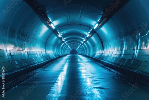 Subterranean Glow: Tunnel Exploration