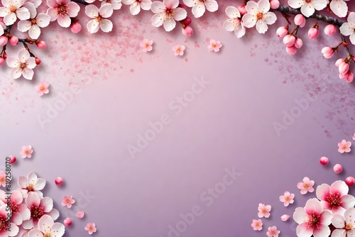 Desktop background  cherry blossoms  Japanese cherry branch  pink sakura on a pink background.