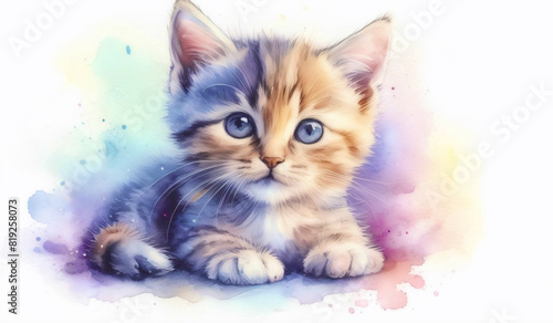 Wallpaper Mural cute kitten Torontodigital.ca