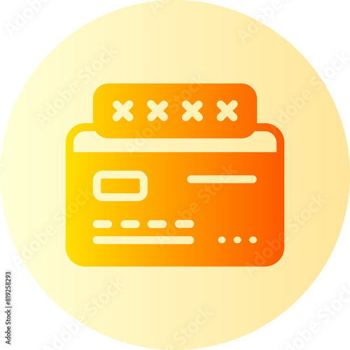 password gradient icon