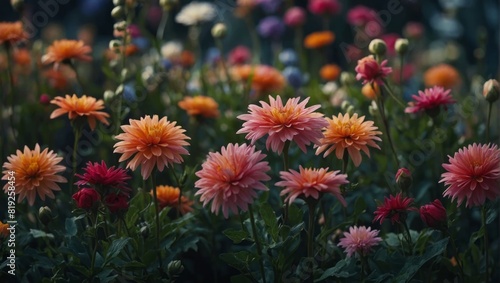 Cute floral pattern. Color print flowers. Seamless. © DEER FLUFFY