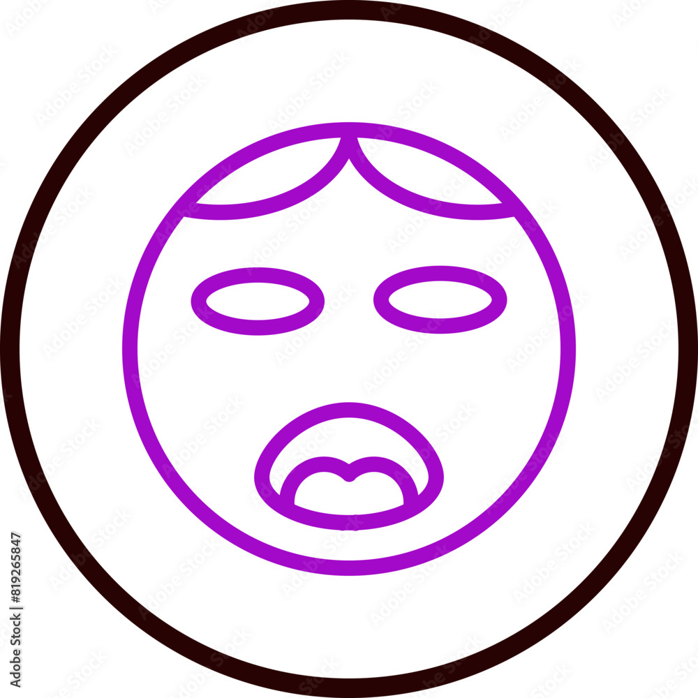 emoji girl Flat Icon Design emoji girl Flat Icon Design