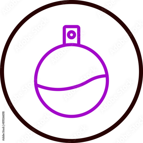 Perfume Bottle Flat Icon Design